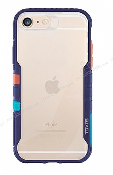 TGViS Vibrant iPhone 6 / 6S Ultra Koruma Lacivert Klf