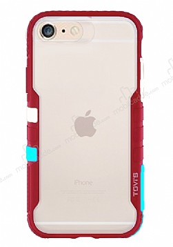 TGViS Vibrant iPhone 6 Plus / 6S Plus Ultra Koruma Krmz Klf