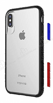 TGViS Vibrant iPhone X / XS Ultra Koruma Siyah Klf