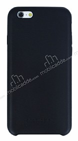 Totu Design iPhone 6 Plus / 6S Plus Deri Siyah Rubber Klf