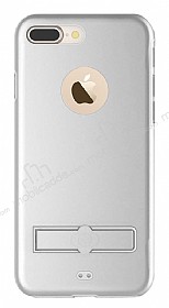 Totu Design Jaeger II iPhone 7 Plus Standl Alminyum Silver Klf
