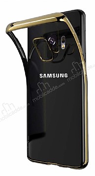 Totu Design Jane Series Samsung Galaxy S9 Plus Gold Kenarl effaf Silikon Klf