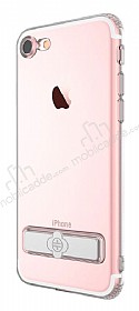 Totu Design Keen iPhone 7 / 8 Silver Standl Silikon Klf