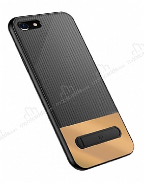 Totu Design King Series iPhone 7 / 8 Standl Gold Rubber Klf