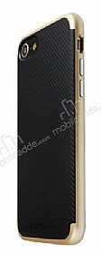 Totu Design Pattern iPhone 7 / 8 Gold Kenarl Ultra Koruma Klf