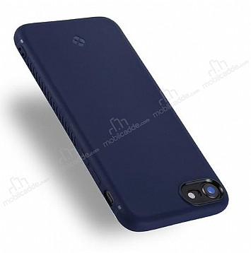 Totu Design Sofe Series iPhone 7 Plus / 8 Plus Lacivert Silikon Klf