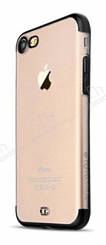 Totu Design Soft Jane Series iPhone 7 / 8 Siyah Silikon Klf