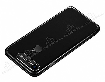 Totu Design Sparkling Series iPhone 7 / 8 Siyah Silikon Klf