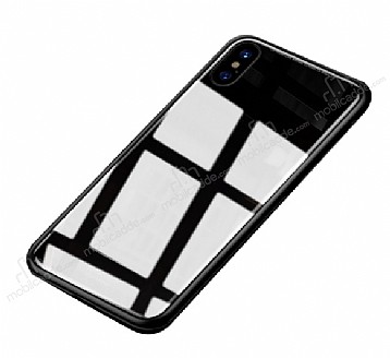 Totu Design Style Series iPhone X / XS Siyah Rubber Klf