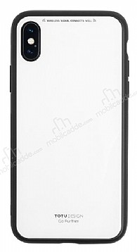 Totu Design Style Series iPhone X / XS Beyaz Rubber Klf