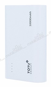 Totu Design Superior 10000 mAh Powerbank Beyaz Yedek Batarya
