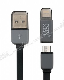Totu Design Lightning & Micro USB Data Kablosu 1m