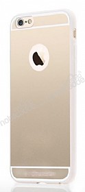 Totu Design Crystal Soft iPhone 6 / 6S Beyaz Silikon Kenarl Ultra nce effaf Rubber Klf