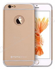 TotuDesign iPhone 6 / 6S Metal Grnml Gold Rubber Klf