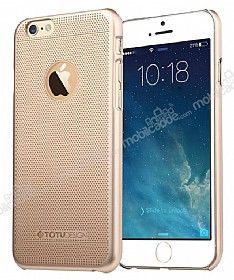 Totu Design iPhone 6 / 6S Golden Serisi Nobilty Gold Rubber Klf