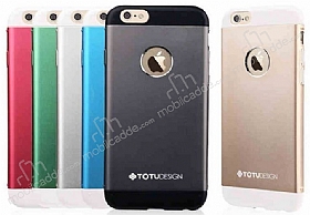 Totu Design Knight iPhone 6 / 6S Metal Siyah Klf