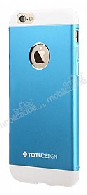 Totu Design Knight iPhone 6 Plus / 6S Plus Metal Mavi Klf