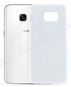 TotuDesign Samsung Galaxy S7 Edge Ultra nce effaf Beyaz Rubber Klf