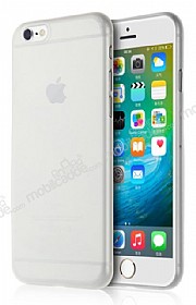 TotuDesign Zero Series iPhone 6 / 6S Ultra nce effaf Beyaz Rubber Klf