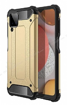 Tough Power Samsung Galaxy M12 Ultra Koruma Gold Klf