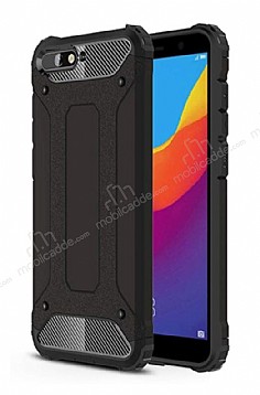 Tough Power Huawei Y6 2018 Ultra Koruma Siyah Klf