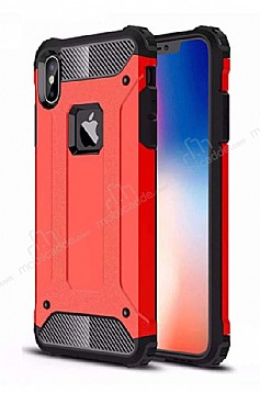 Tough Power iPhone XS Max Ultra Koruma Krmz Klf