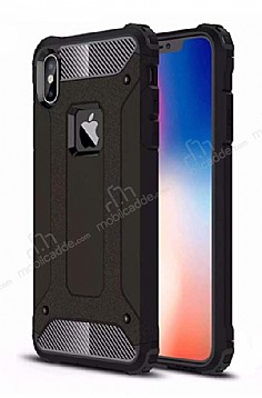 Tough Power iPhone XS Max Ultra Koruma Siyah Klf
