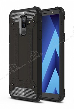 Tough Power Samsung Galaxy J8 Ultra Koruma Siyah Klf