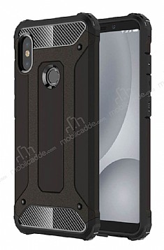 Tough Power Xiaomi Mi A2 Lite Ultra Koruma Siyah Klf