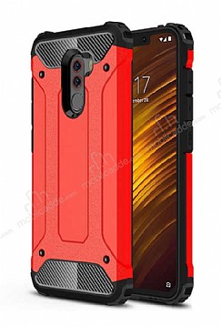 Tough Power Xiaomi Pocophone F1 Ultra Koruma Krmz Klf