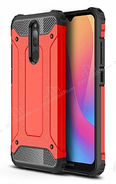 Tough Power Xiaomi Redmi 8 Ultra Koruma Krmz Klf