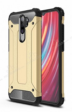 Tough Power Xiaomi Redmi Note 8 Pro Ultra Koruma Gold Klf