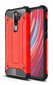 Tough Power Xiaomi Redmi Note 8 Pro Ultra Koruma Krmz Klf