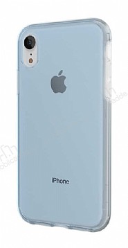 Ugly Rubber Ice Cube iPhone XR Mavi Silikon Klf
