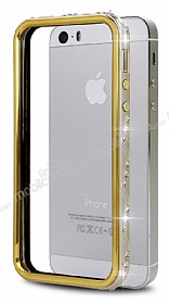 Uniico iPhone SE / 5 / 5S Tal Bumper ereve Gold Klf