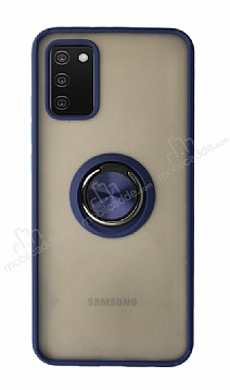 Union Ring Samsung Galaxy A02s Kamera Korumal Lacivert Klf