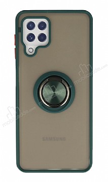 Union Ring Samsung Galaxy A22 4G Kamera Korumal Yeil Klf
