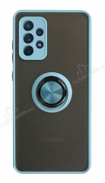 Union Ring Samsung Galaxy A32 4G Kamera Korumal Mavi Klf
