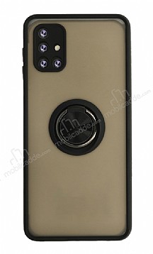 Union Ring Samsung Galaxy M31s Kamera Korumal Siyah Klf