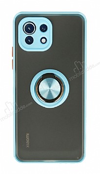 Union Ring Xiaomi Mi 11 Lite 5G Kamera Korumal Mavi Klf