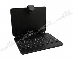 Universal 10 in Klavyeli Tablet Siyah Klf