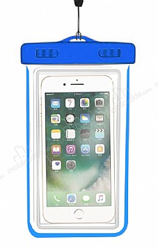 Universal Su Geçirmez Mavi Cep Telefonu Kılıfı