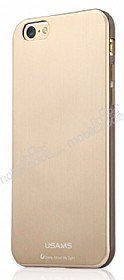 Usams iPhone 6 / 6S Metalik Gold Silikon Klf