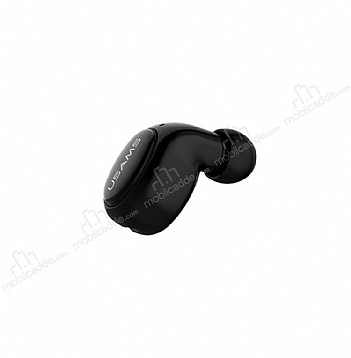 Usams Siyah Tekli Mini Bluetooth Kulaklk