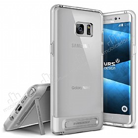 VRS Design Crystal Bumper Samsung Galaxy Note FE Light Silver Klf