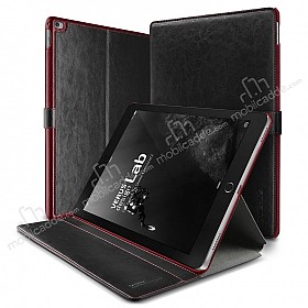 Verus Dandy Layered Leather iPad Pro 9.7 Siyah Klf