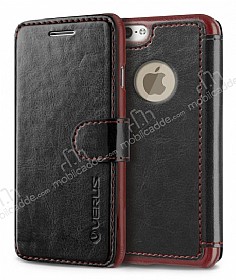 Verus Dandy Layered Leather iPhone 6 / 6S Siyah Klf