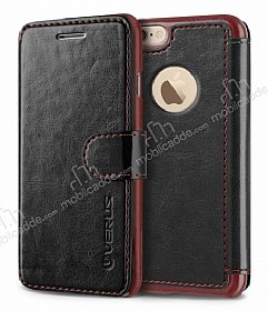 Verus Dandy Layered Leather iPhone 6 Plus / 6S Plus Siyah Klf