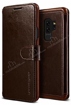 VRS Dandy Layered Leather Samsung Galaxy S9 Plus Kahverengi Klf