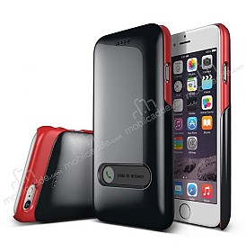 Verus Slim Hard Slide iPhone 6 / 6S Charcoal Black & Red Klf